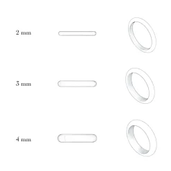 Alliance Absolu.e Demi-jonc 3mm