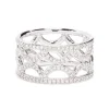 Bague bandeau Perp&eacute;tuel.le pav&eacute;e