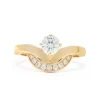 Bague Embl&egrave;me 0.5ct semi-pav&eacute;e