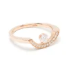 Bague Intr&eacute;pide grand arc 0.25ct pav&eacute;e