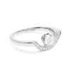 Bague Intr&eacute;pide grand arc 0.5ct pav&eacute;e