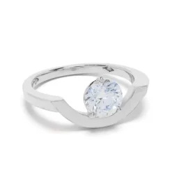 Bague Intr&eacute;pide grand arc 1ct
