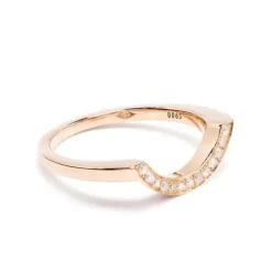 Bague Intr&eacute;pide grand arc pav&eacute;e