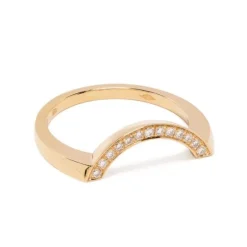 Bague Intr&eacute;pide grand arc pav&eacute;e