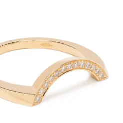 Bague Intr&eacute;pide grand arc pav&eacute;e
