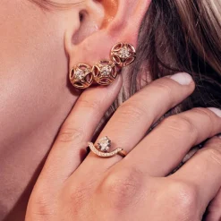 Bague Intr&eacute;pide grand arc 1ct