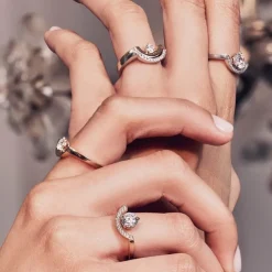 Bague Intr&eacute;pide grand arc 0.25ct pav&eacute;e