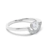 Bague Intr&eacute;pide petit arc 0.5ct pav&eacute;e