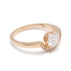 Bague Intr&eacute;pide petit arc 1.5ct pav&eacute;e