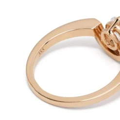 Bague Intrépide petit arc 1.5ct pavée