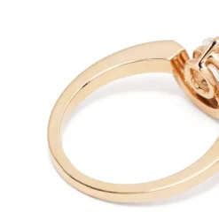 Bague Intr&eacute;pide petit arc 1.5ct pav&eacute;e