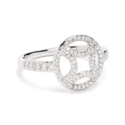 Bague Perp&eacute;tuel.le pav&eacute;e