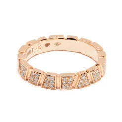 Bague Ride & Love pav&eacute;e