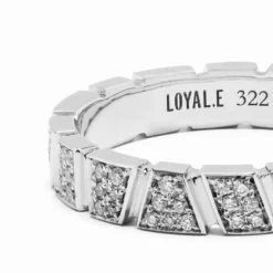 Bague Ride & Love pav&eacute;e