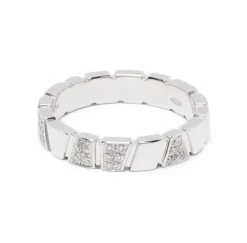 Bague Ride & Love semi-pav&eacute;e