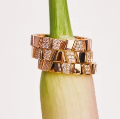 Bague Ride & Love semi-pav&eacute;e