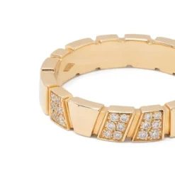 Bague Ride & Love semi-pav&eacute;e