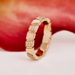 Bague Ride & Love semi-pav&eacute;e