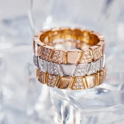 Bague Ride & Love semi-pav&eacute;e