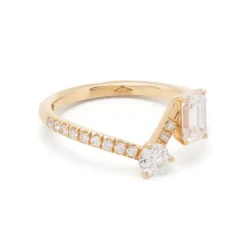 Bague Toi+Moi 0.25ct 0.6ct pav&eacute;e