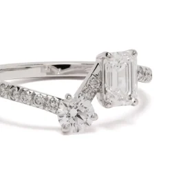 Bague Toi+Moi 0.25ct 0.6ct pav&eacute;e