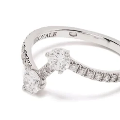Bague Toi+Moi 0.25ct x2 pavée