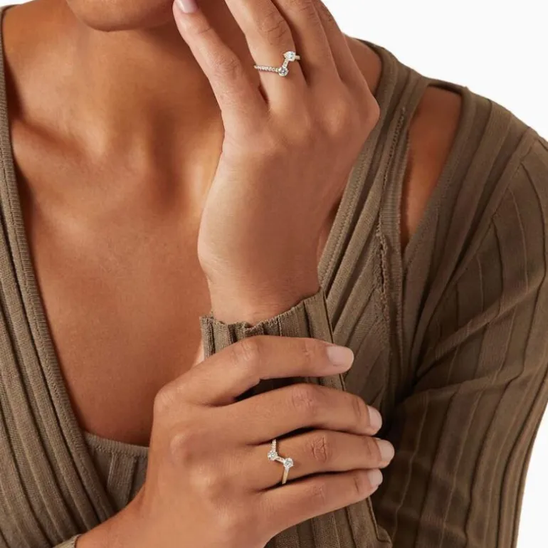 Bague Toi+Moi 0.25ct x2 pavée