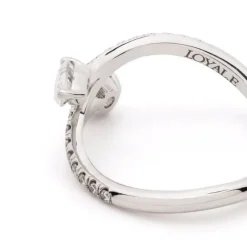 Bague Toi+Moi Toujours 0.25ct 0.35ct pav&eacute;e