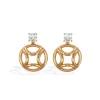 Boucles d'oreilles pendantes Perp&eacute;tuel.le 0.5ct x2 Coussin