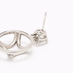 Boucles d'oreilles pendantes Perp&eacute;tuel.le 1ct x2 pav&eacute;es