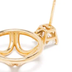 Boucles d'oreilles pendantes Perp&eacute;tuel.le 0.5ct x2 Coussin