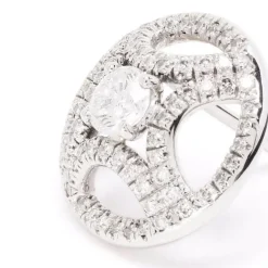 Boucles d'oreilles Perp&eacute;tuel.le 0.25ct x2 pav&eacute;es