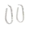 Boucles d'oreilles Ride & Love semi-pav&eacute;es Large