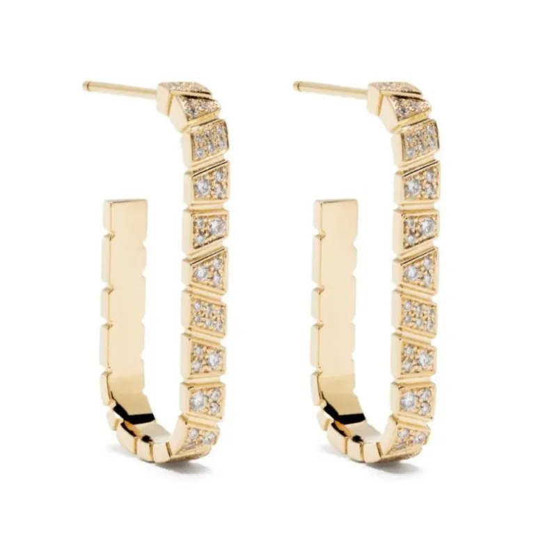 Boucles d'oreilles Ride & Love pavées Medium