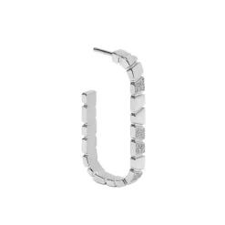 Boucles d'oreilles Ride & Love semi-pav&eacute;es Medium