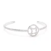 Bracelet jonc Perp&eacute;tuel.le pav&eacute;