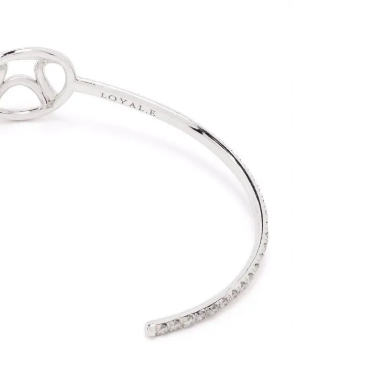 Bracelet jonc Perpétuel.le pavé