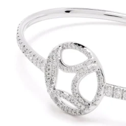 Bracelet jonc Perpétuel.le pavé