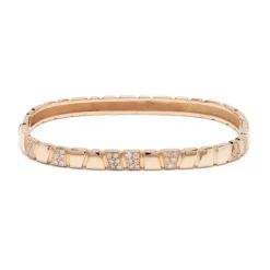 Bracelet jonc Ride & Love semi-pav&eacute;