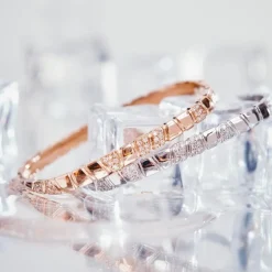 Bracelet jonc Ride & Love semi-pav&eacute;