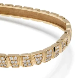 Bracelet jonc Ride & Love pav&eacute;