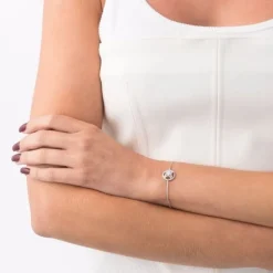Bracelet Perp&eacute;tuel.le 0.25ct pav&eacute;