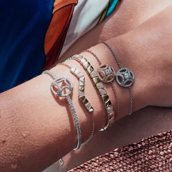 Bracelet Perp&eacute;tuel.le 0.25ct pav&eacute;