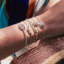 Bracelet Ride & Love semi-pav&eacute;