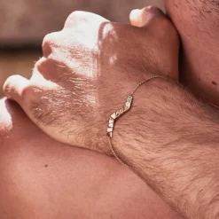 Bracelet Ride & Love semi-pav&eacute;
