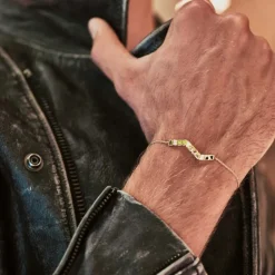Bracelet Ride & Love semi-pav&eacute;