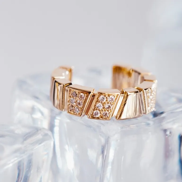 Earcuff Ride & Love semi-pavée Small