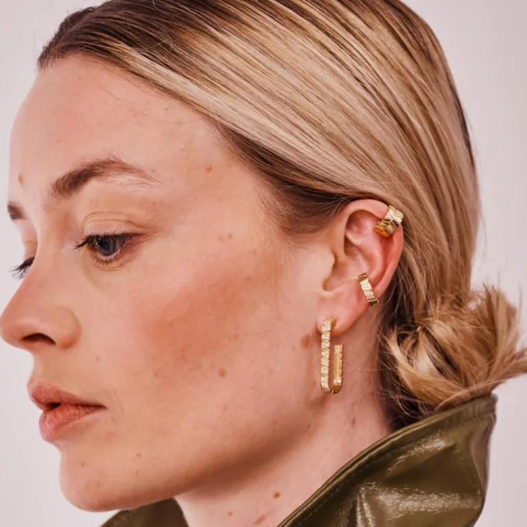 Earcuff Ride & Love semi-pavée Small