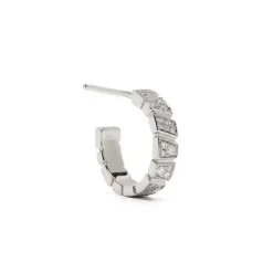 Mono-Boucle d'oreille Ride & Love pav&eacute;e Small