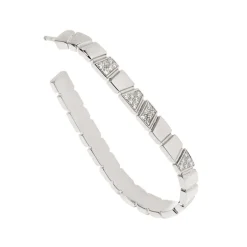 Mono-Boucle d'oreille Ride & Love semi-pav&eacute;e Large